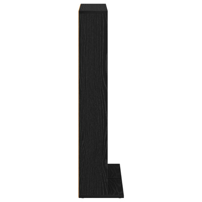 Kabinet na płyty CD 2 szt. Czarny dąb 33 x 23,5 x 97,5 cm