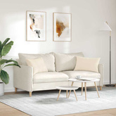 Poduszki na sofę 2 pcs Beżowy 60 x 40 cm tkanina