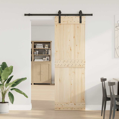 System do montażu drzwi przesuwnych, 183 cm, stal, czarny