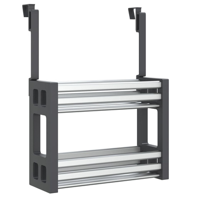 vidaXL Organizer pod zlewozmywak, 34x12x26 cm, aluminium