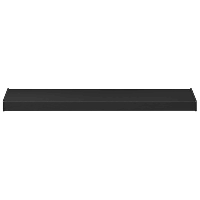Parapet okienny Czarny z rysunkiem drewna 80 x 30 x 4,5 cm PVC