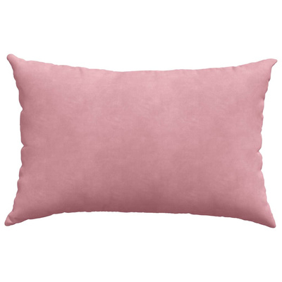 Poduszki na sofę 2 pcs Różowy 60 x 40 cm Tkanina sztruksowa