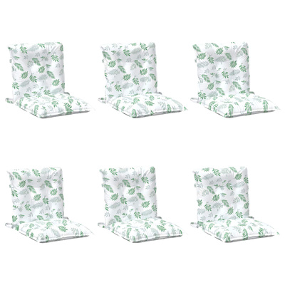 Poduszka na zewnątrz 6 pcs Biały 100 x 50 x 7 cm tkanina