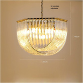 Lampa ' Murano Plaza Gold' - 65 cm ADANI AD115
