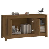 vidaXL Szafka pod TV, miodowy brąz, 103x36,5x52 cm, drewno sosnowe
