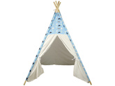 Domek Namiot Dla Dzieci Tipi Indiański Chmurki Wodoodporny Ogród