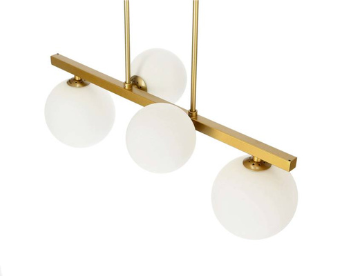 Lampa wisząca sufitowa mosiądz 4xG9 Kama 34-73426