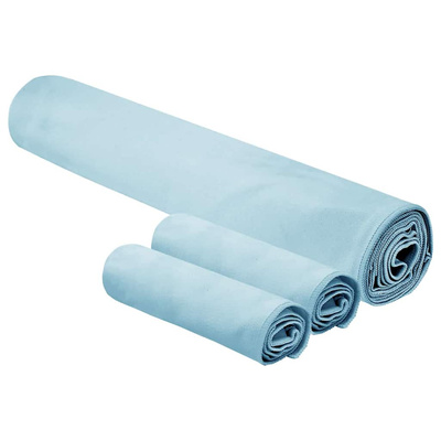 Zestaw Ręczników Sportowych 3 pcs Niebieski