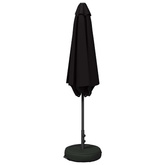 Parasol ogrodowy z podstawą 270 x 270 cm Poliester Prostokątny