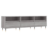 vidaXL Szafka pod TV, szary dąb sonoma, 150x30x44,5 cm wariant 5