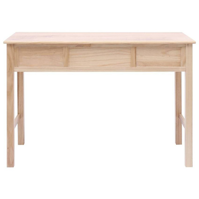vidaXL Biurko, naturalne, 110 x 45 x 76 cm, drewniane