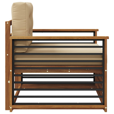 Sofa na zewnątrz Lite drewno akacjowe i poliester