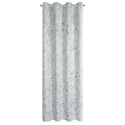 Zasłona Sancy srebrna 140x250