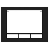 vidaXL Szafka pod TV, czarna, 152x22x113 cm, materiał drewnopochodny