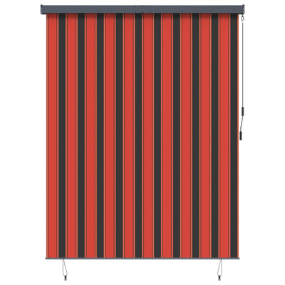 Roleta Pomarańczowy i brązowy 200 x 250 cm Materiał i Aluminium