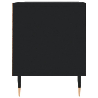 vidaXL Szafka pod TV, czarna, 100x34,5x44,5cm, materiał drewnopochodny