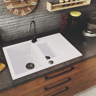 Zlewozmywak Cordeo 79 01 / biały arktyczny