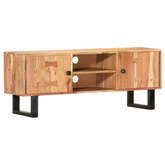 vidaXL Szafka pod TV, 118x30x45 cm, lite drewno akacjowe