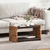 Stolik kawowy Naturalny 70 x 35 x 35 cm Lite drewno mahoniowe