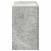 Wisząca szafka łazienkowa, szarość betonu, 100x25x40 cm