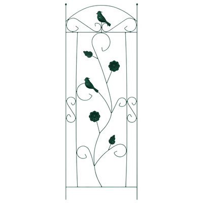 Ogrodzenie Ogrodowe 3 pcs Zielony 110 x 40 cm Stal