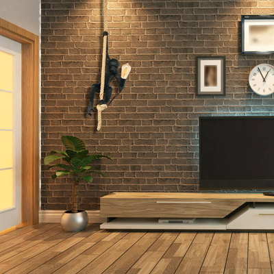 Lampa Wisząca Czarna Małpa Abruzzo Pino E27