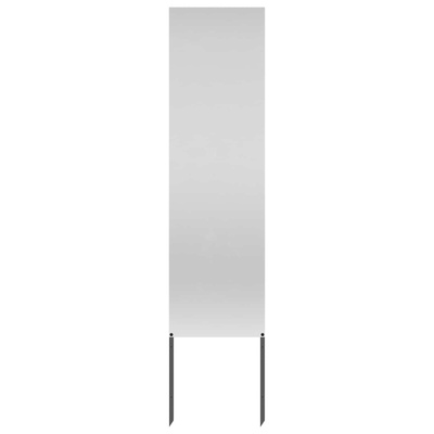 Ekran zapewniający prywatność w ogrodzie Srebrny 32 x 140 cm
