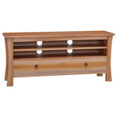 vidaXL Szafka pod TV, 100x30x45 cm, lite drewno mahoniowe