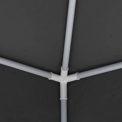 vidaXL Namiot imprezowy ze ściankami, 2x2 m, antracyt, 90 g/m²