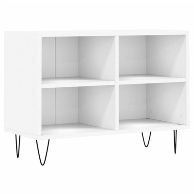 vidaXL Szafka pod TV, biała, 69,5x30x50 cm, materiał drewnopochodny