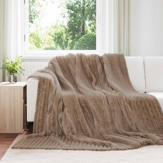 Koce narzutowe 6 pcs Camel 240 x 220 cm Polar