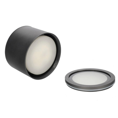 Punktowa oprawa sufitowa do łazienki UMA Sand Gun Color IP54 okrągła antracyt EDO777543 EDO Solutions