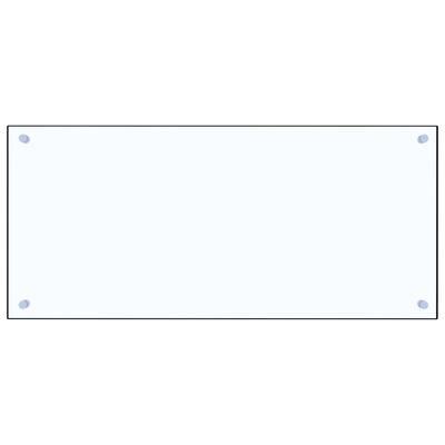 Panel ochronny do kuchni, przezroczysty, 90x40 cm, szkło