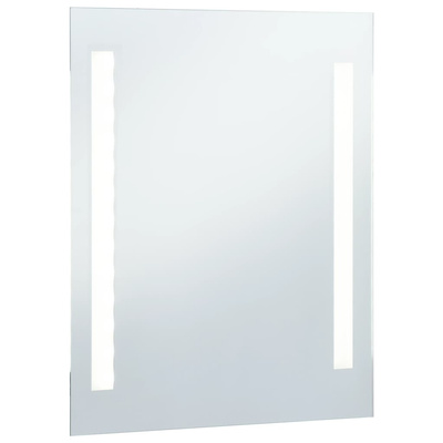 vidaXL Ścienne lustro łazienkowe z LED, 60 x 80 cm