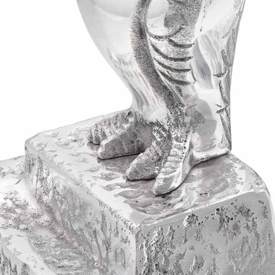 Podpórki do książek 2 pcs Srebrny 12 x 9 x 19 cm Aluminium