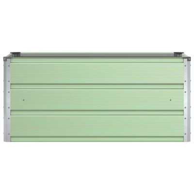 Donica Pastelowa Zieleń 100 x 50 x 45 cm Stal Galwanizowana