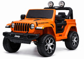 Auto na Akumulator Jeep Rubicon Światła LED MP3 Pilot 4x4 Pomarańczowy