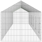 Klatka dla królika Srebrny 600 x 78 x 78 cm Stal Galwanizowana