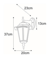 Kinkiet K-5009A DOWN CZARNY z serii STANDARD