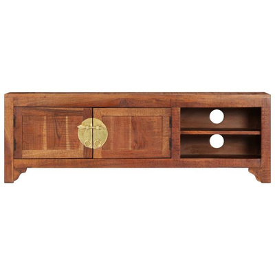 vidaXL Szafka pod TV, 120x30x40 cm, lite drewno akacjowe