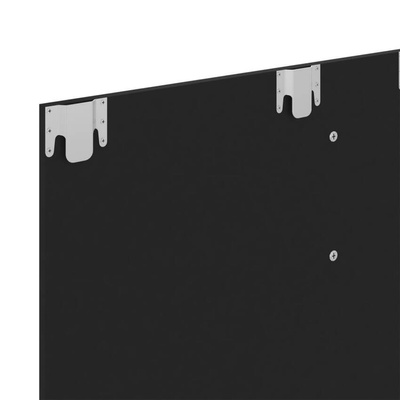 vidaXL Wisząca szafka pod TV, czarna, 120x23,5x90 cm