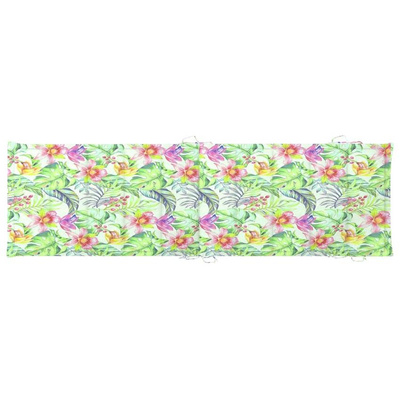 vidaXL Ogrodowy leżak z poduszką, lite drewno akacjowe