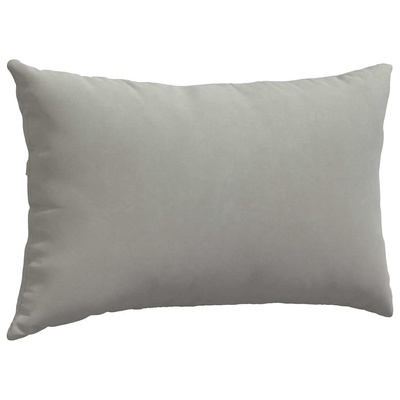 Poduszki na sofę 2 pcs Jasnoszary 50 x 30 cm tkanina