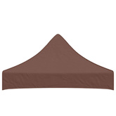 Dach do namiotu imprezowego, 2 x 2 m, brązowy, 270 g/m?