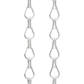 Moskitiera łańcuchowa do drzwi, 80x201 cm, aluminium
