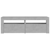 vidaXL Szafka pod TV z oświetleniem LED, szarość betonu, 120x35x40 cm model standard