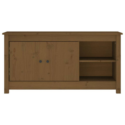 vidaXL Szafka pod TV, miodowy brąz, 103x36,5x52 cm, drewno sosnowe