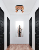 Lampa sufitowa plafon 4xGU10 miedziany CROSS 98-34878