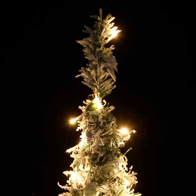 Sztuczna choinka typu pop-up, ośnieżona, 100 LED, 150 cm