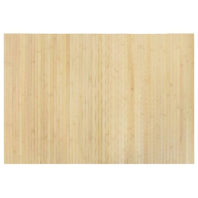 Dywan prostokątny, jasny naturalny, 70x100 cm, bambusowy vidaXL